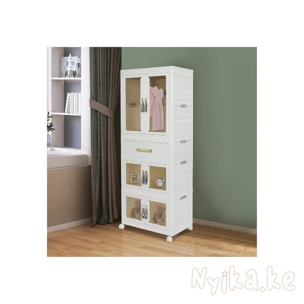 Clothes Storage Cabinet Free Standing Storage Organizer Baby Clothes Cabinet