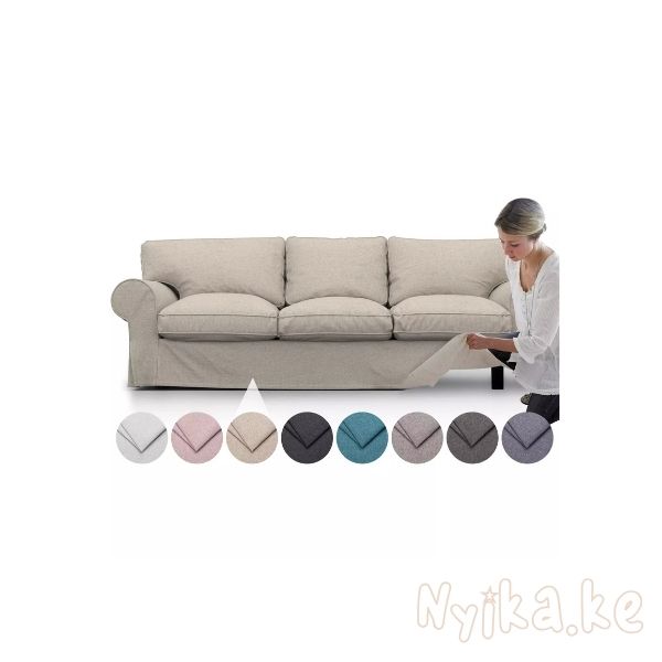 Comfortly Cover for Ektorp 3 Seat Sofa - Cashmere Blends Spill Proof Fabric