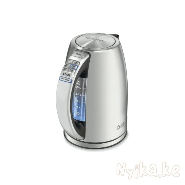 Cuisinart 1.7-Liter Stainless Steel Cordless Electric Kettle, 6 Temperatures