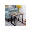 Greenage Side Table Reclaimed Wood Small Accent Coffee End Table Rectangular
