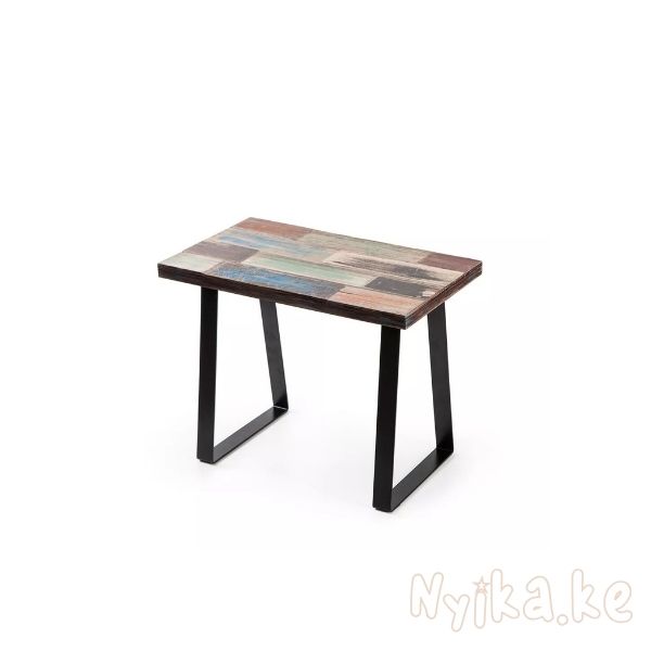 Greenage Side Table Reclaimed Wood Small Accent Coffee End Table Rectangular