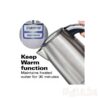Hamilton Beach Temperature Control Tea Kettle 1.7 Liter Stainless Steel 41020R