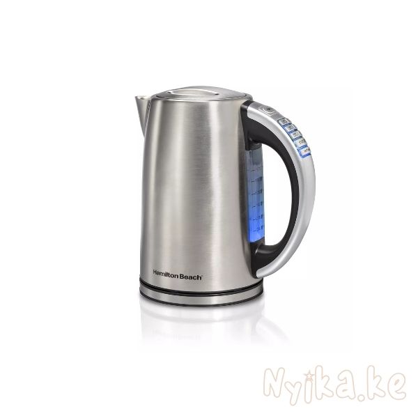 Hamilton Beach Temperature Control Tea Kettle 1.7 Liter Stainless Steel 41020R