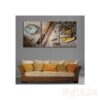 Multi Panel Print Fly Fishing Canvas Wall Art Trout Fisherman Man Cave 5 Piece