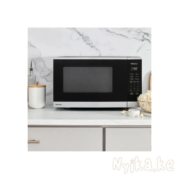 Panasonic 1.3 cu.ft. Countertop Microwave Oven in Stainless Steel