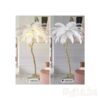 Patricia Altschul Ostrich Feather 64 Modern Floor Lamp