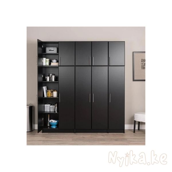 Prepac Elite 16 Narrow Cabinet in Black