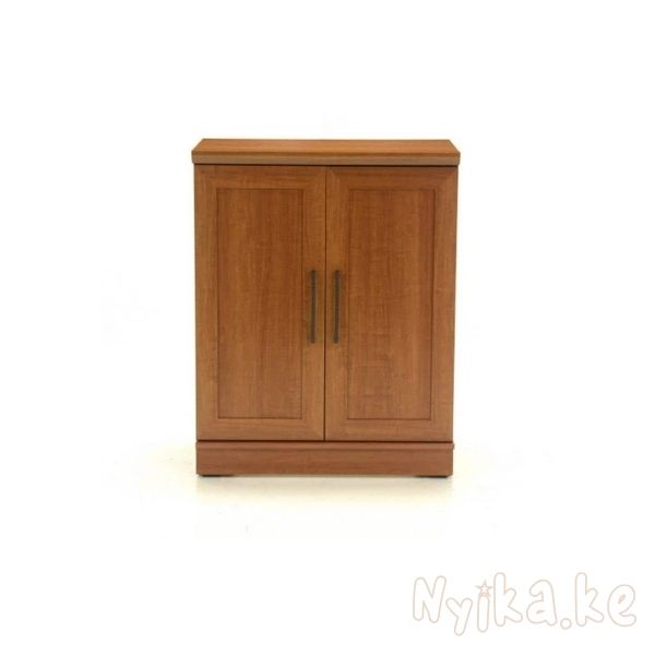 Sauder Homeplus Southwestern Wood Base Storage Cabinet in Sienna Oak Finish