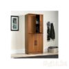 Sauder Homeplus Southwestern Wood Base Storage Cabinet in Sienna Oak Finish