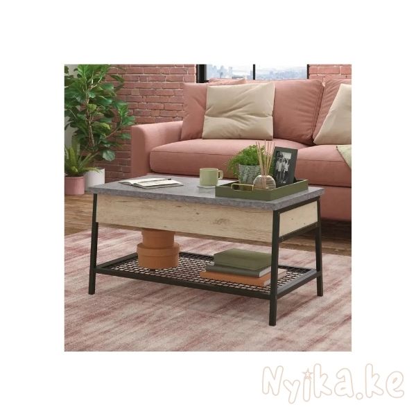 Sauder - Market Commons Lift Top Coffee Table 3a - Prime Oak