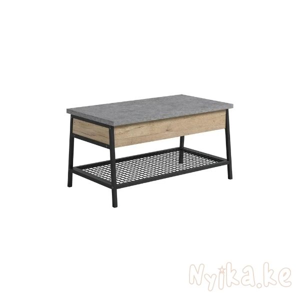 Sauder - Market Commons Lift Top Coffee Table 3a - Prime Oak