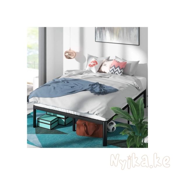ZINUS Van 16 Inch Metal Platform Bed Frame, Steel Slat Support